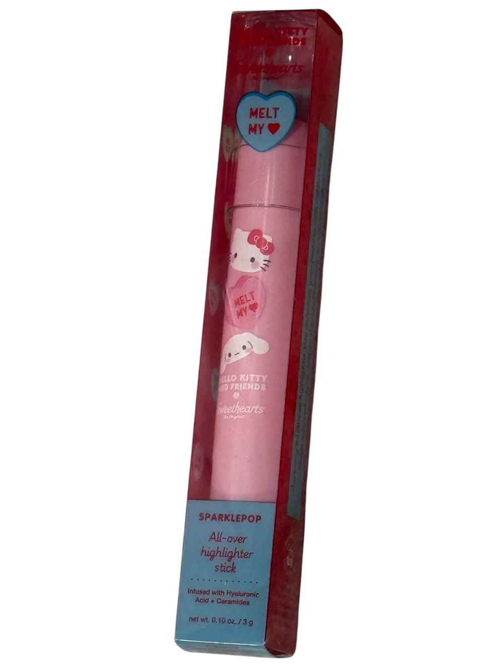NWT-Hello kitty sparkle pop all over highlighter stick